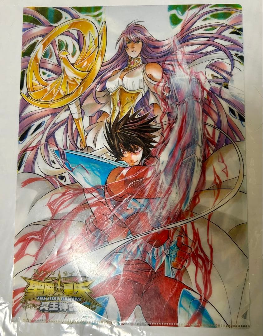 聖闘士星矢　冥王神話　THE LOST CANVAS クリアファイル　希少