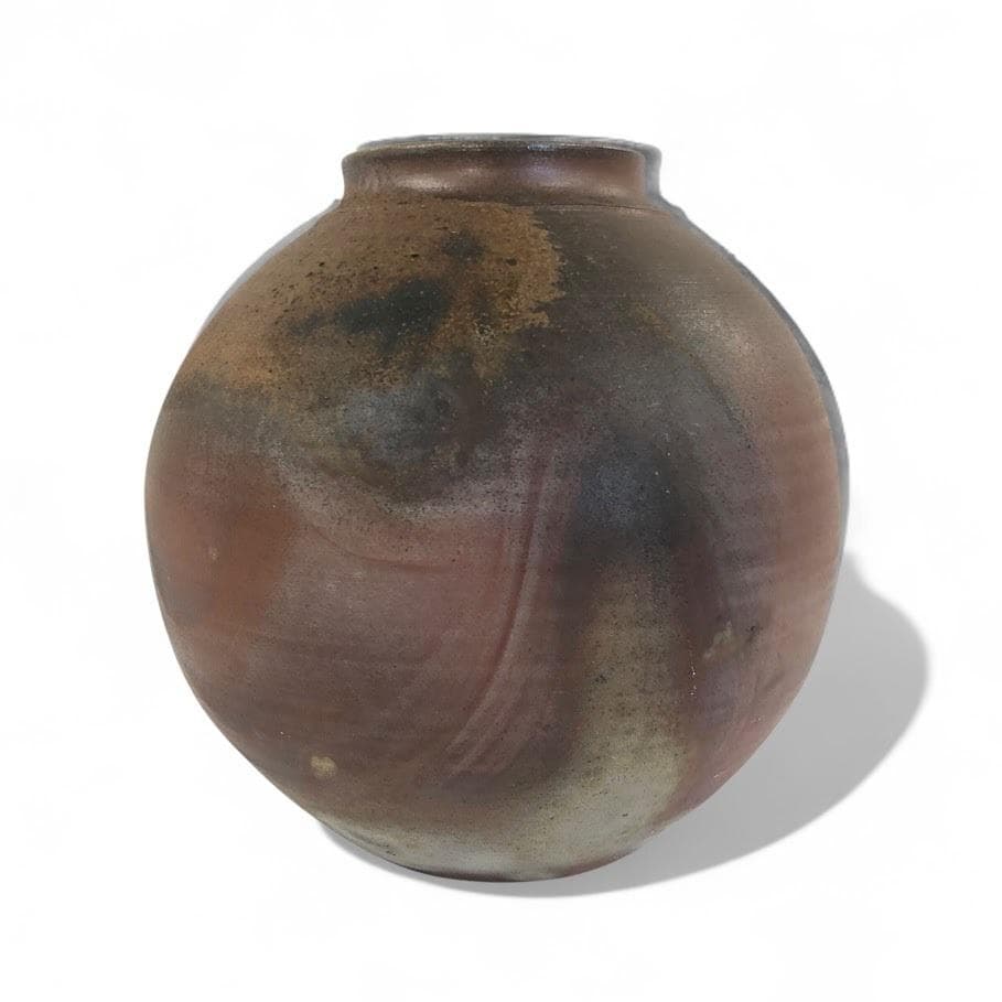 ☆美品 備前焼 木元忠志 特大壺 花器 花瓶 花入れ 共箱 在銘 工芸品