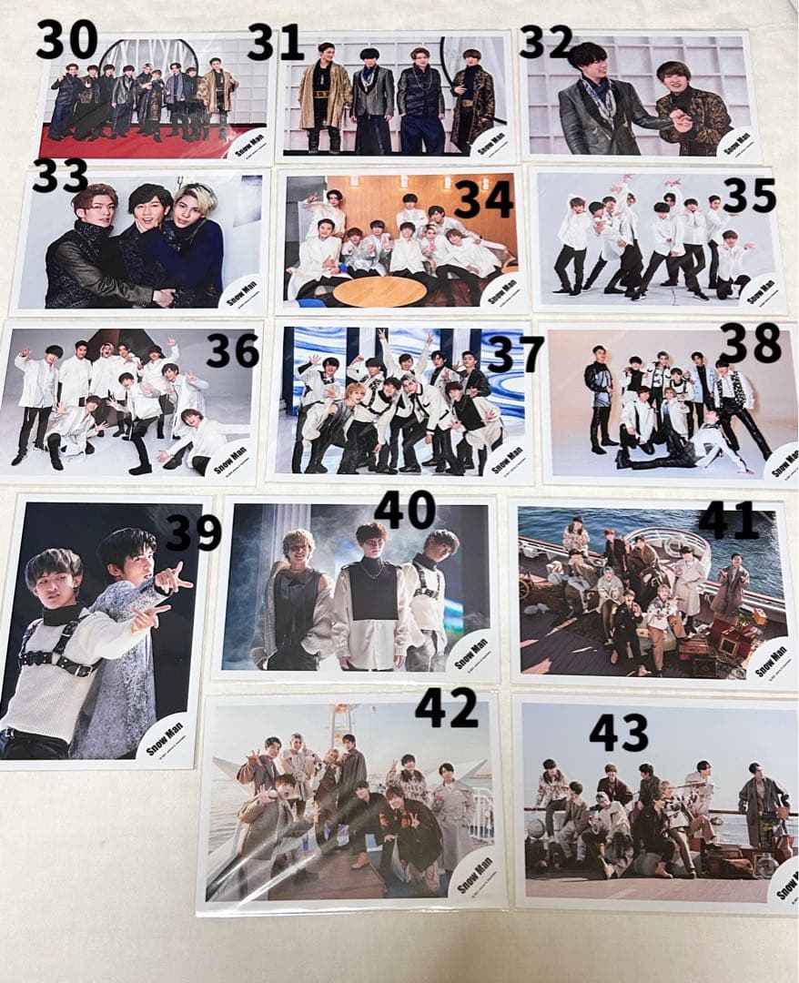  Man 集合•混合 公式写真 201枚まとめ売り