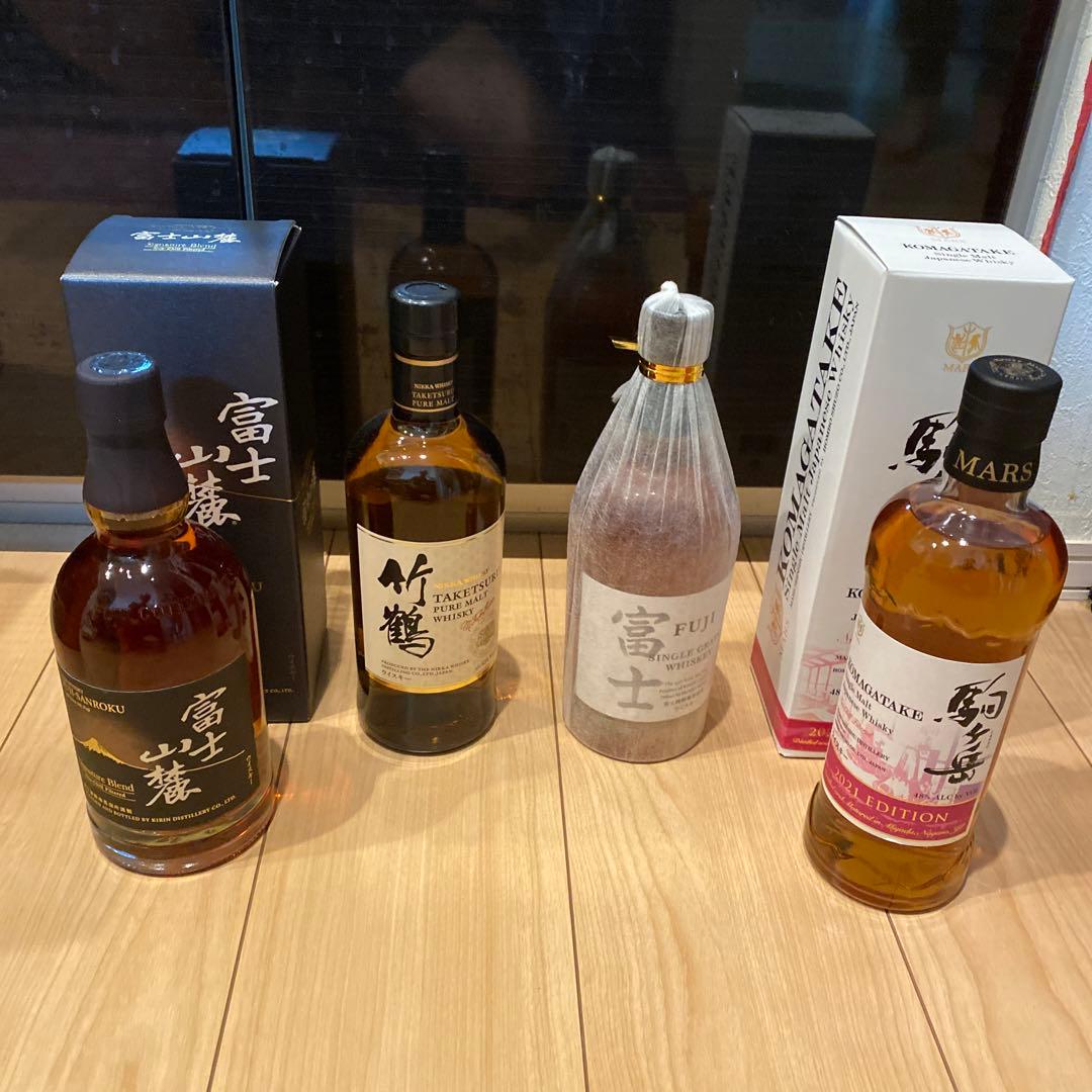 国産ウイスキー4本セット