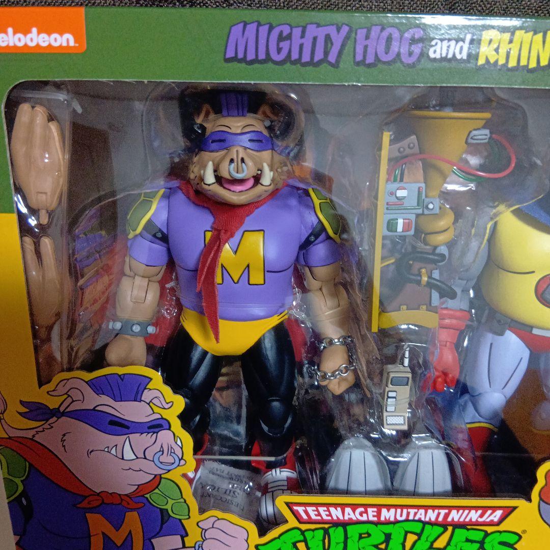 ネカ　ミュータントタートルズ　ビーバップ　ロックステディ　neca TMNT