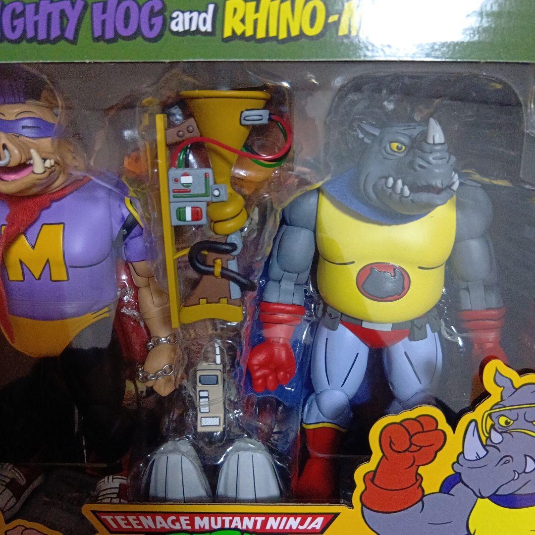 ネカ　ミュータントタートルズ　ビーバップ　ロックステディ　neca TMNT