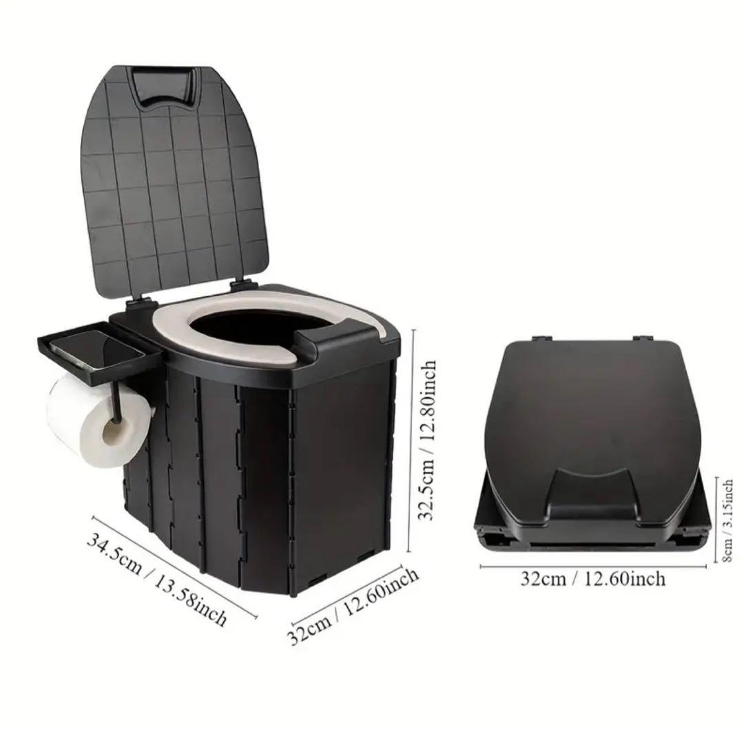 【新品未使用】簡易トイレセット ダブルサイズテント 凝固剤 処理袋付 防災トイレ