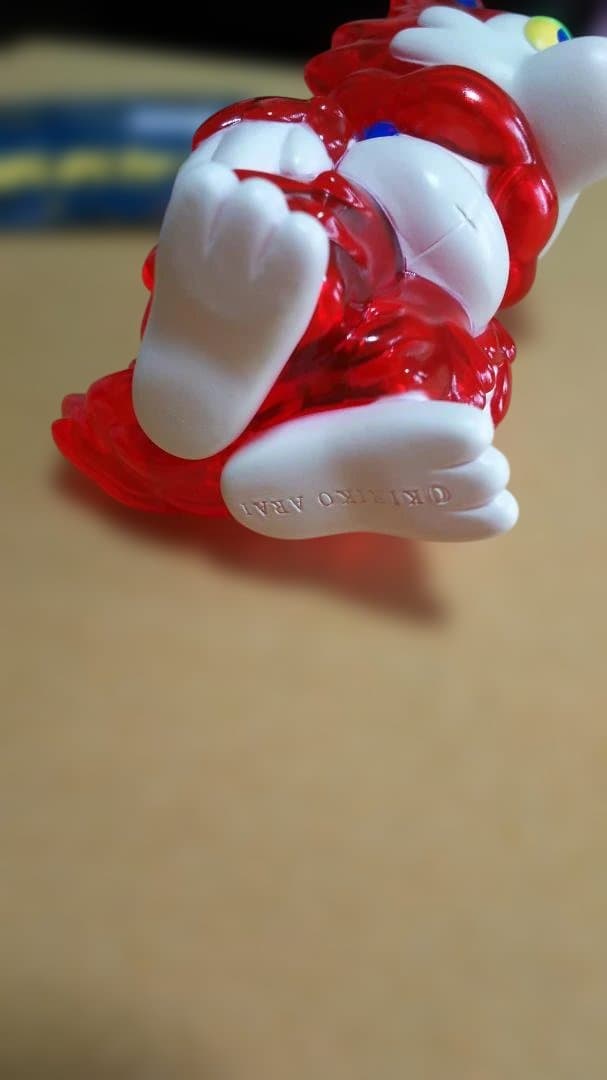 あらいきりこ おおかみくん ソフビ ゲームカラー クリアレッド あらいきりこ