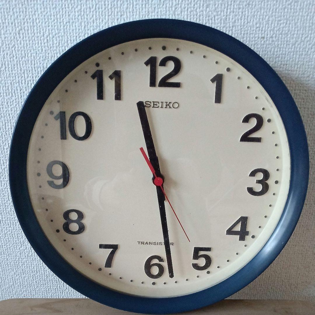 ☆SEIKO TRANSISTOR 掛時計ネイビーTA507