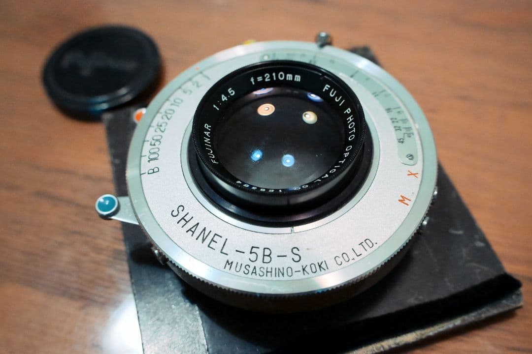 FUJI SHANEL-5B-S fujinar210mm f/4.5 レンズ