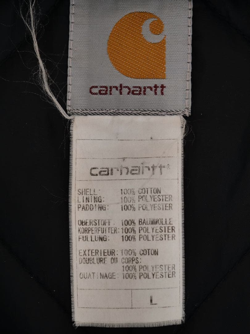M*.様 Carhartt フード付きブラックジャケット