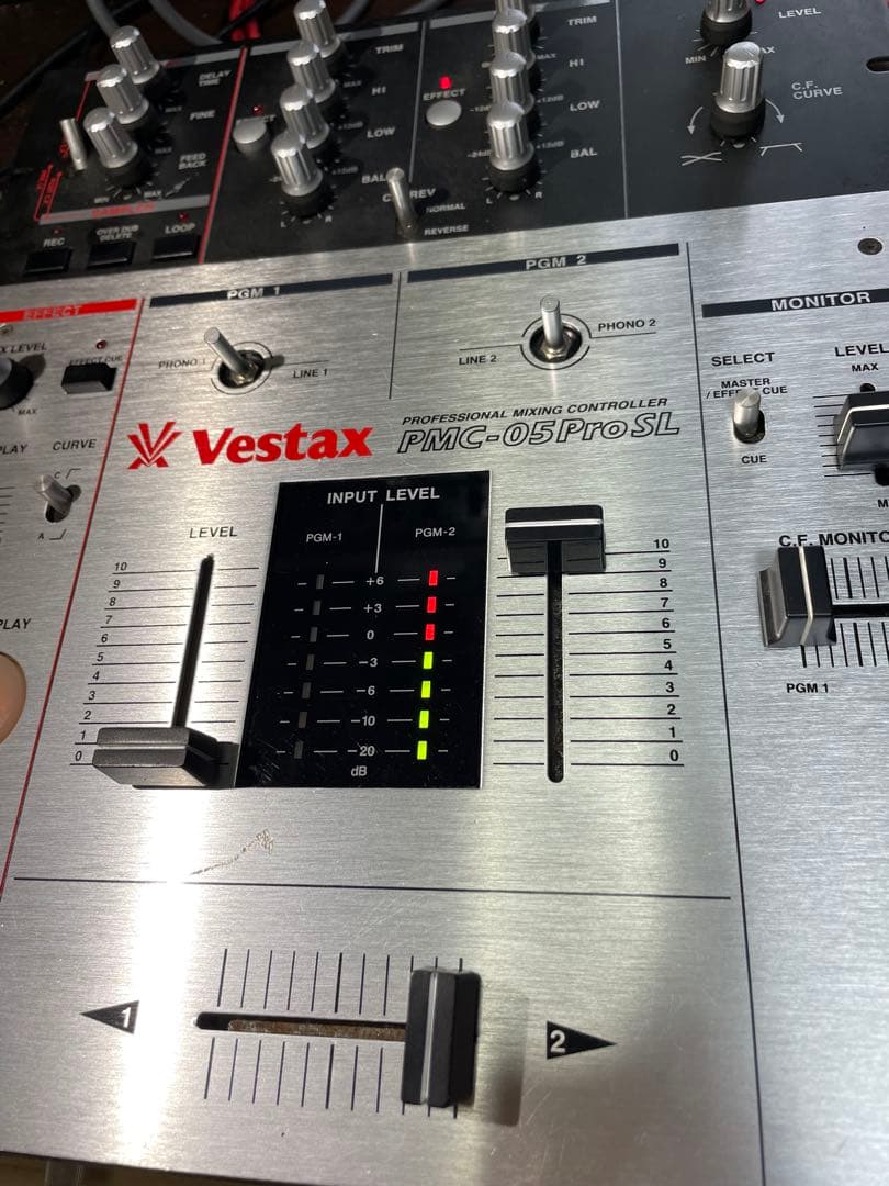 VESTAX PMC-05ProSL フェーダーメンテ　カットラグ　アダプタ付属