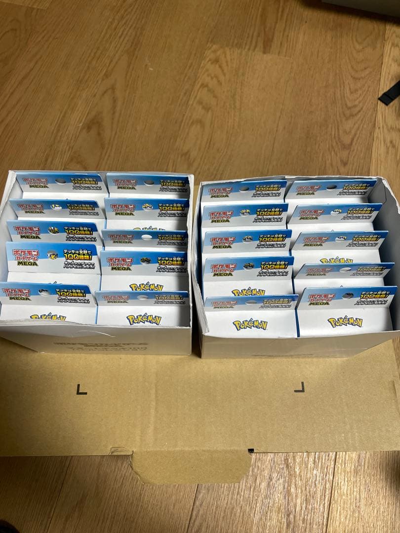 ポケモン MEGAスタートデッキ100 インナーカートン　白箱