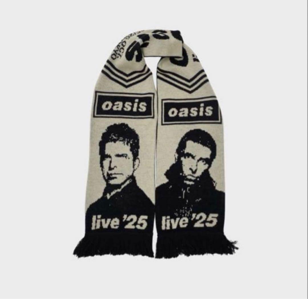 oasis フットボールスカーフ live '25 新品未使用