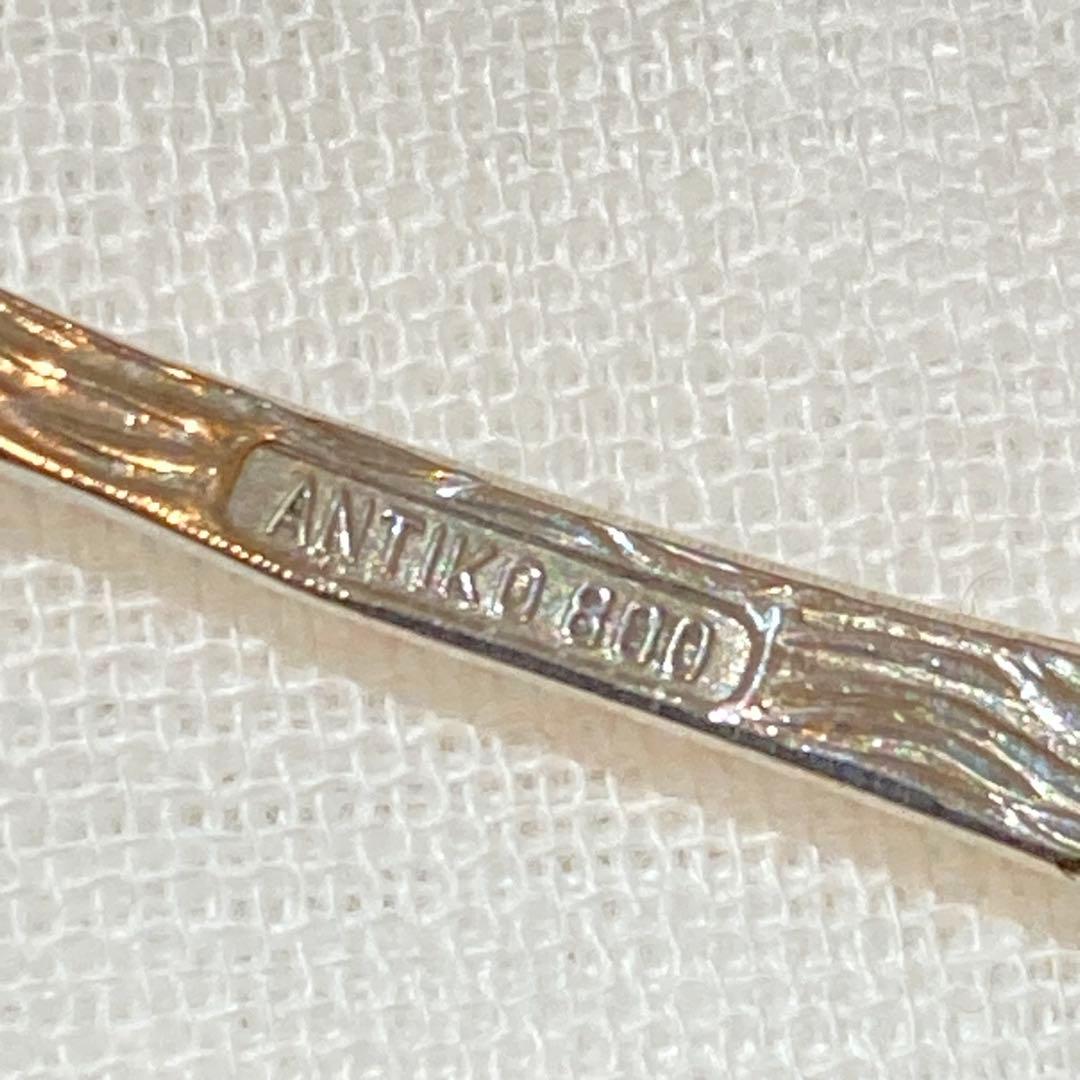 23 ANTIKO シルバー800 ヒルデスハイムローズシュガースプーン