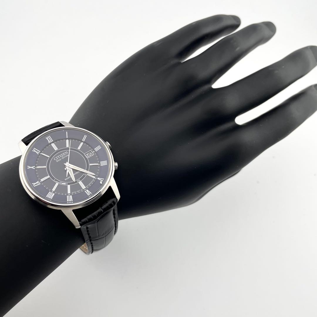 【稼働/新品ベルト/付属品付き】シチズン　フォルマ　電波ソーラー　腕時計　メンズ