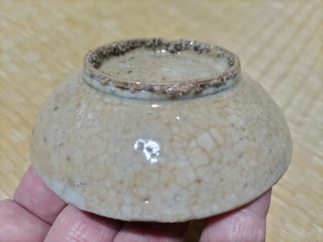 唐物　古染付　鳥図　酒盃　中国