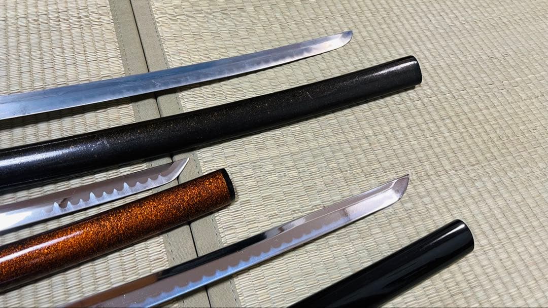 模造刀 3振りセット 大刀 脇差 パーツ取り 資料 まとめ売り 251119-3