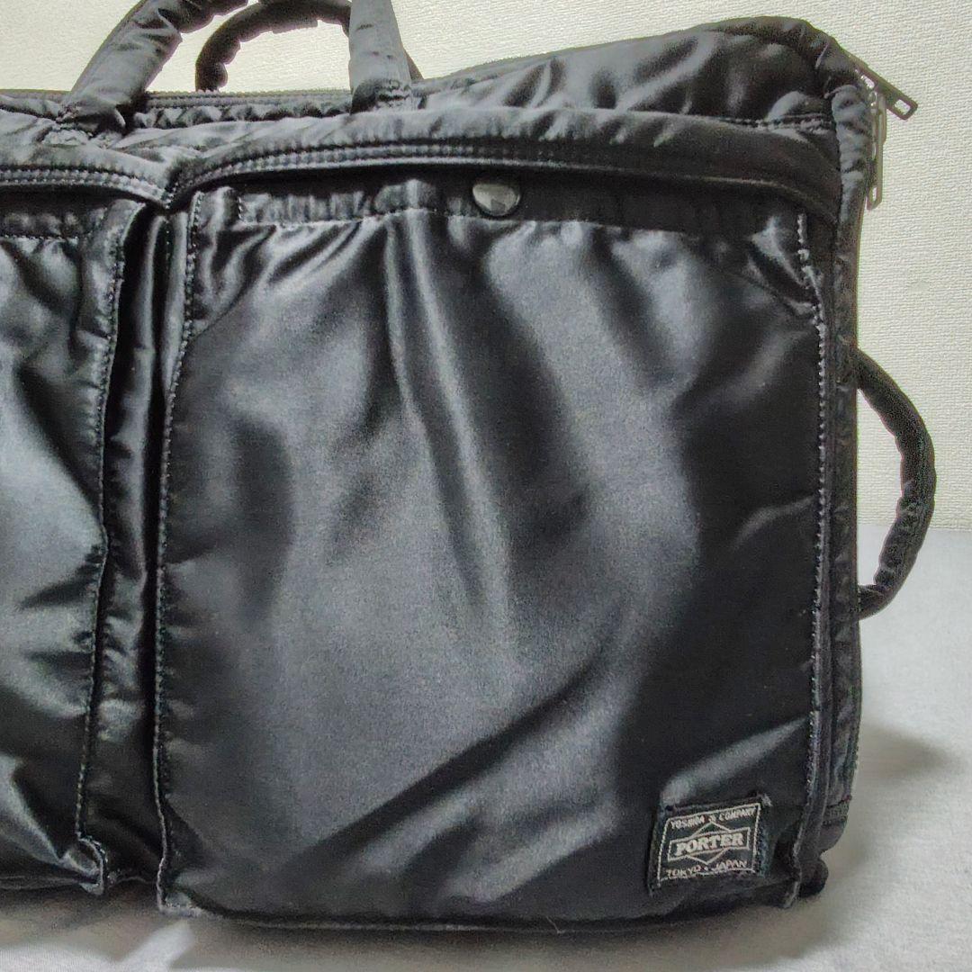 【希少 美品】ポーター タンカー バッグ リュック 2層 3way A4 黒