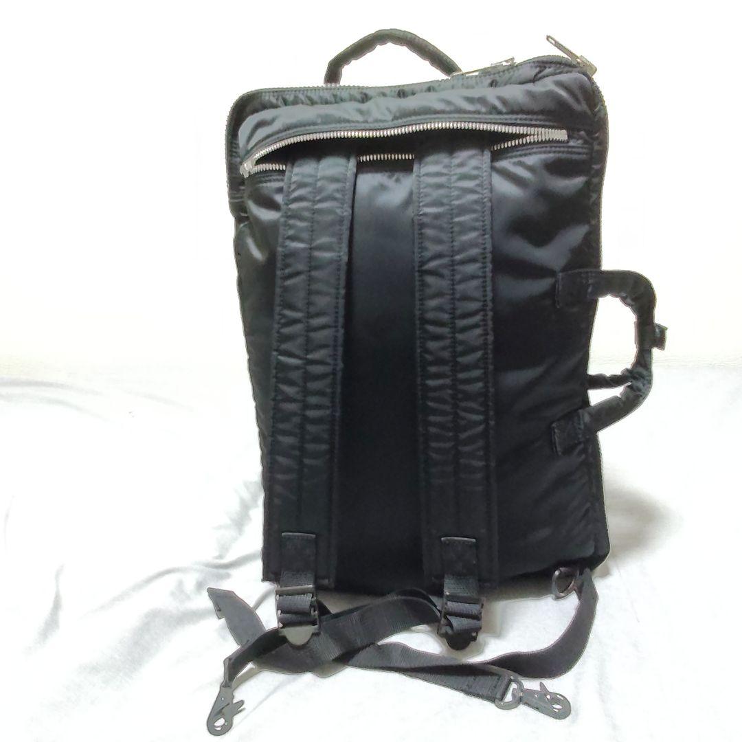 【希少 美品】ポーター タンカー バッグ リュック 2層 3way A4 黒