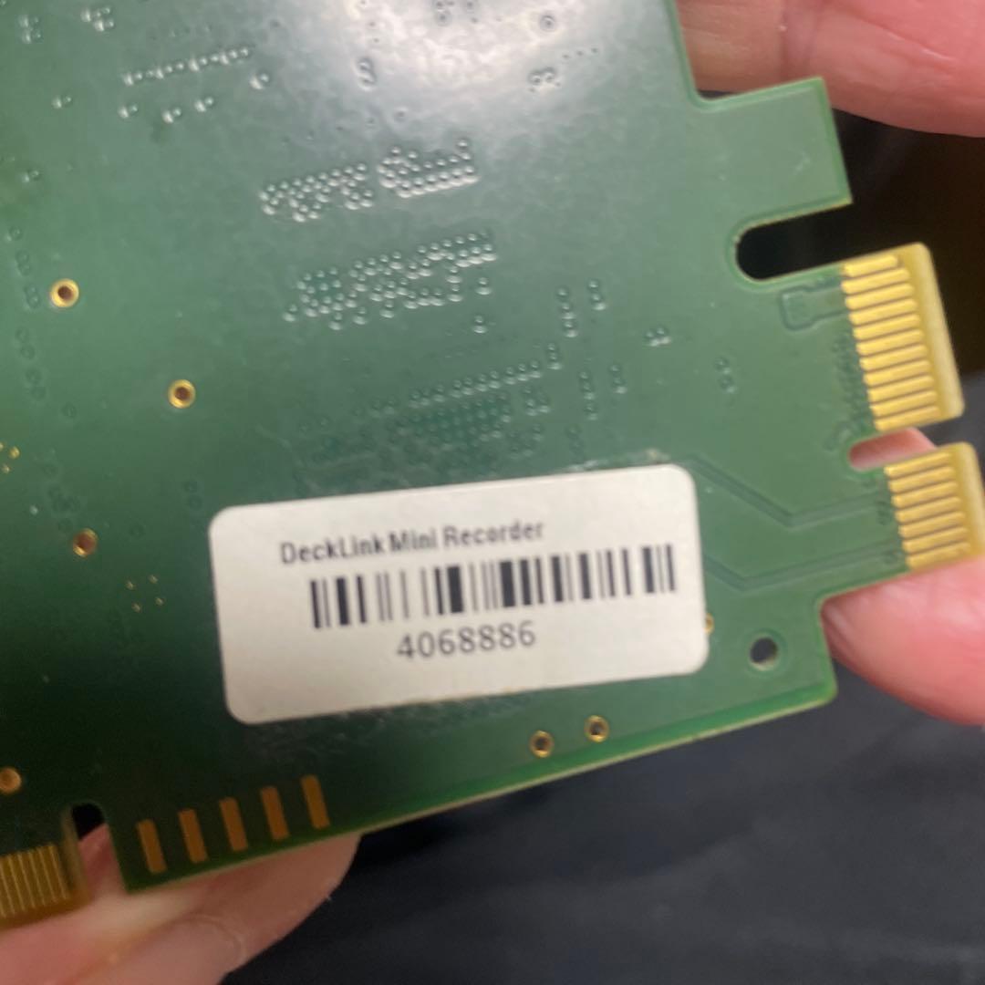 decklink mini recorder キャプチャーボード