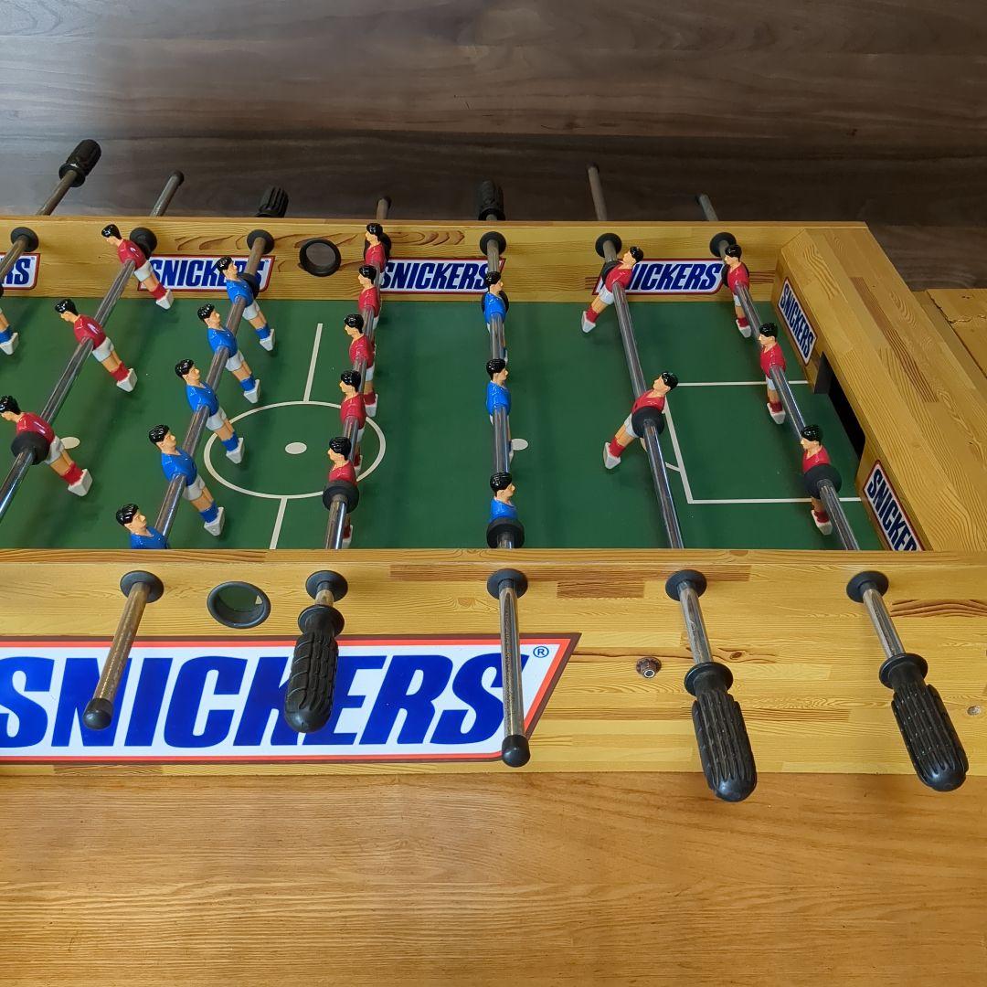 レア　SNICKERS　スニッカーズ 木製サッカーゲーム 非売品