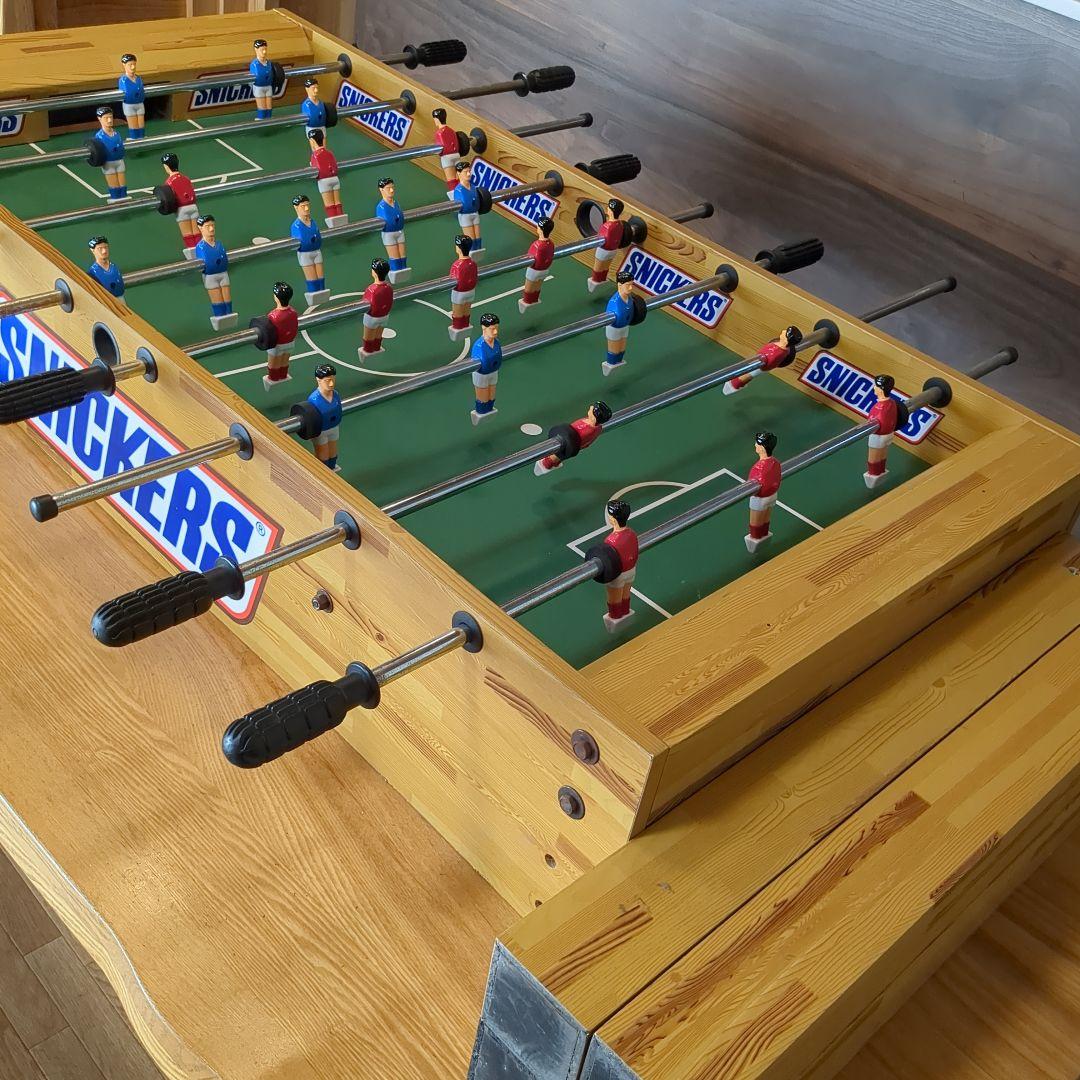 レア　SNICKERS　スニッカーズ 木製サッカーゲーム 非売品