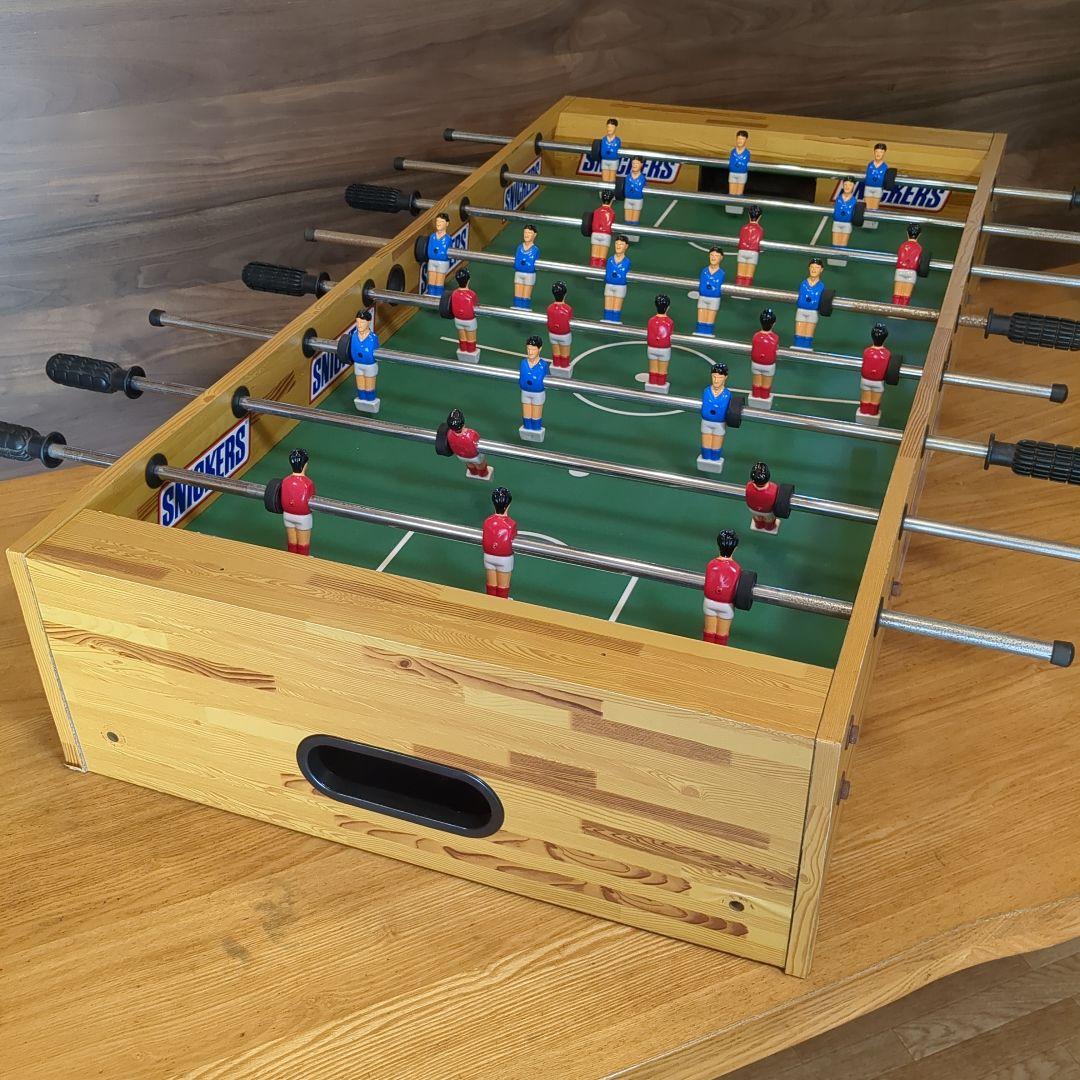 レア　SNICKERS　スニッカーズ 木製サッカーゲーム 非売品