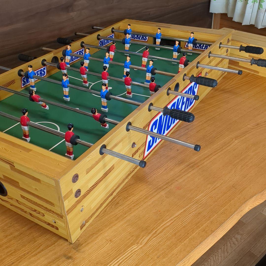 レア　SNICKERS　スニッカーズ 木製サッカーゲーム 非売品