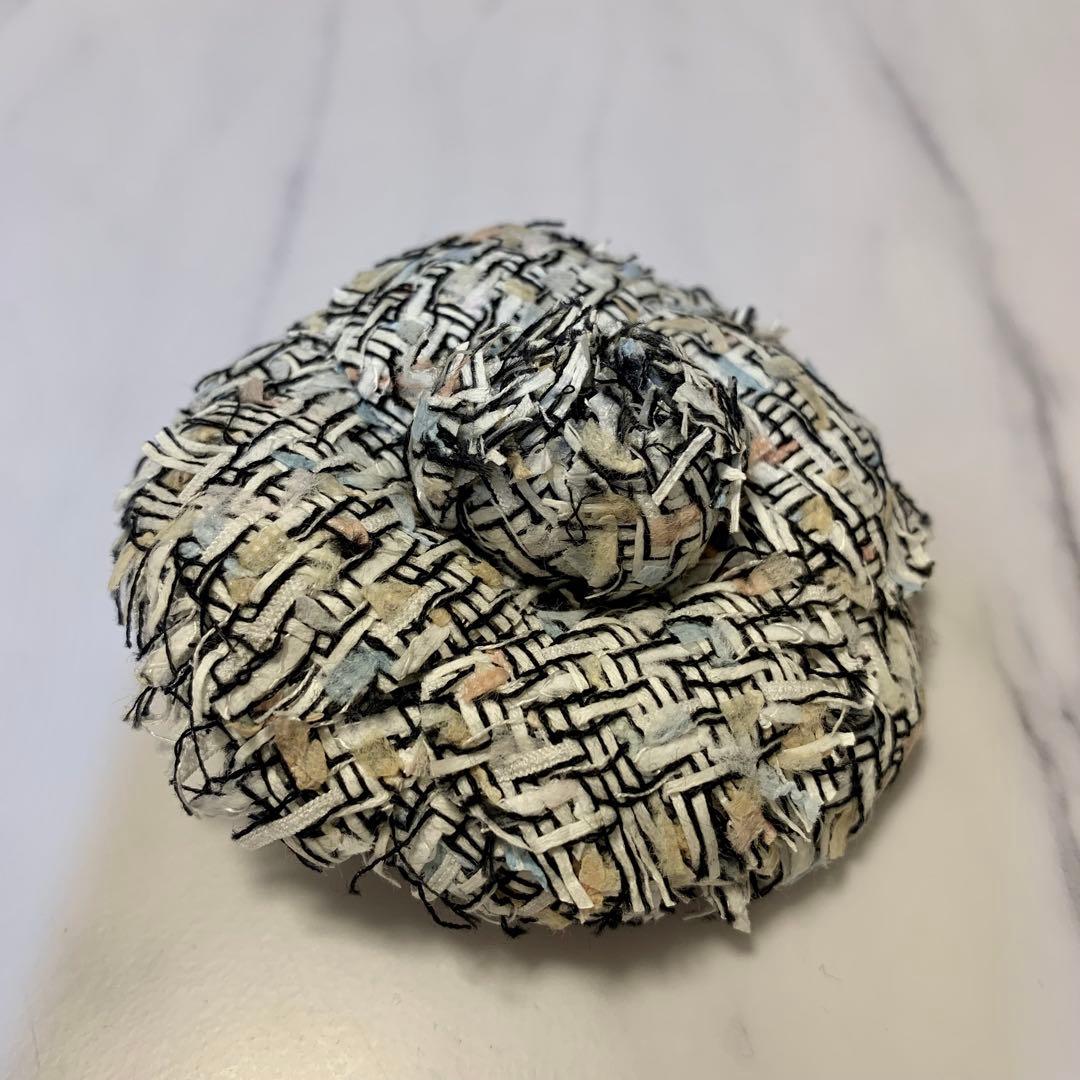 シャネル　カメリア　コサージュ　ブローチ　マルチカラー