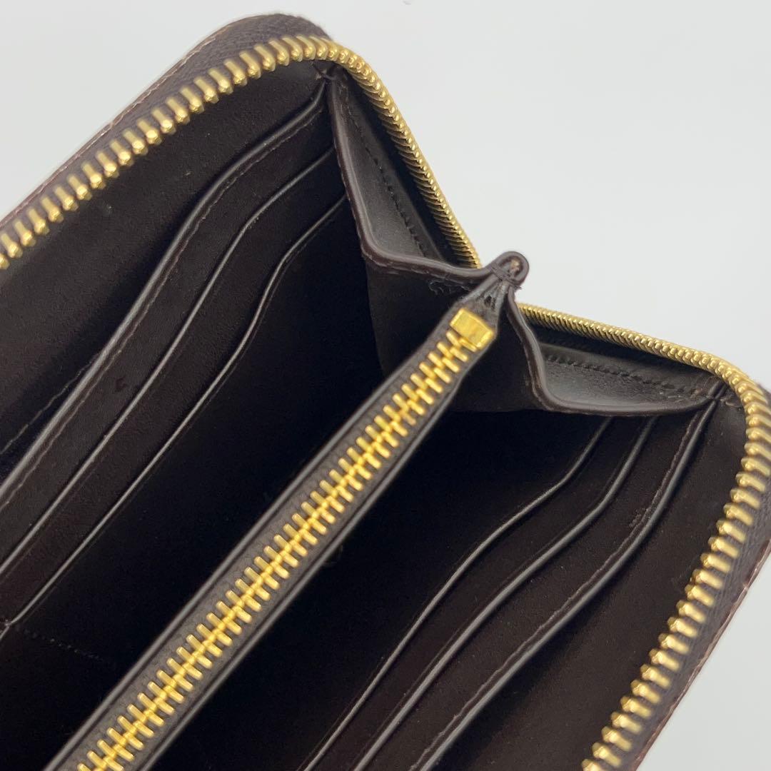 【付属品あり】miumiu ミュウミュウ クロコ 財布 ブラウン レザー 美品