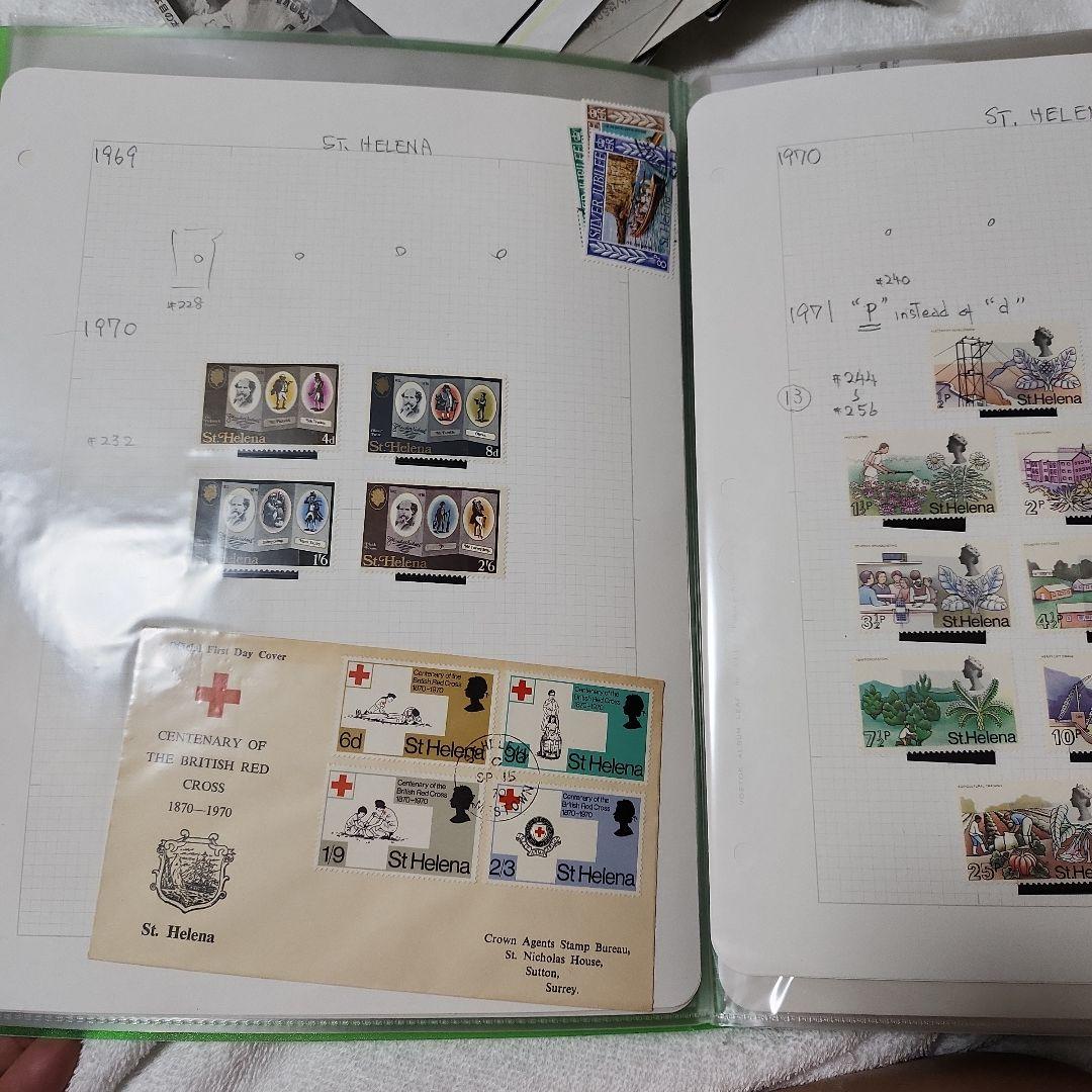 アフリカ全土　使用済み切手　12冊