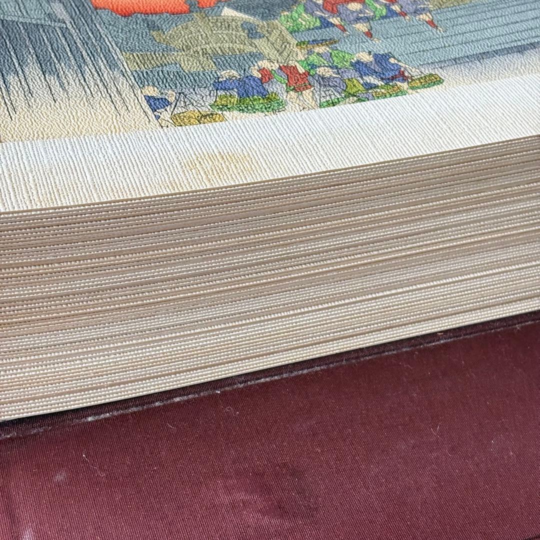 染色の彩りで綴る 東海道五十三次 全55枚揃 作品集 縮緬染色画