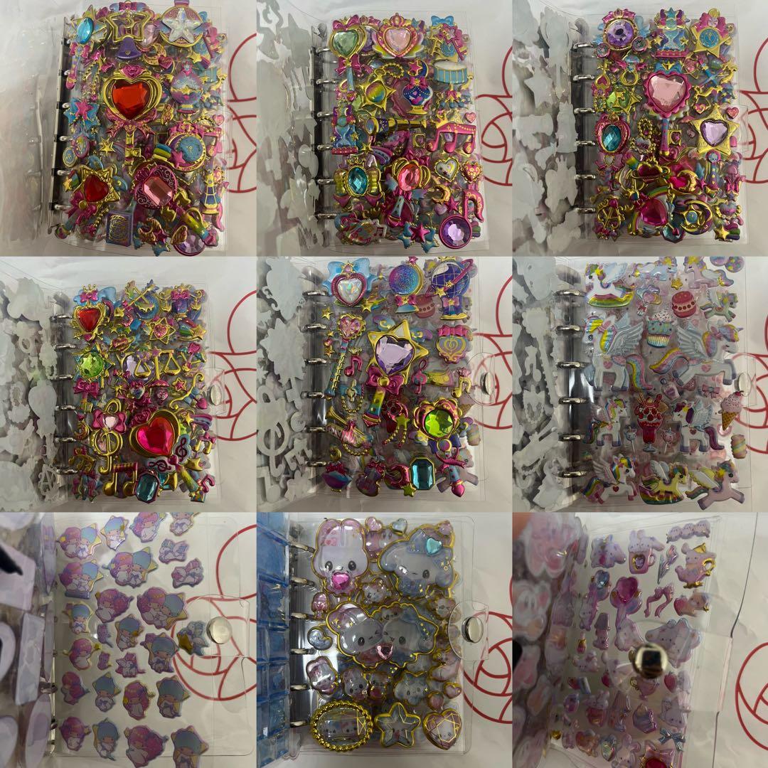 【おまけ付☆】シール帳完成品 まとめ ボンボンドロップシールなど大量☆