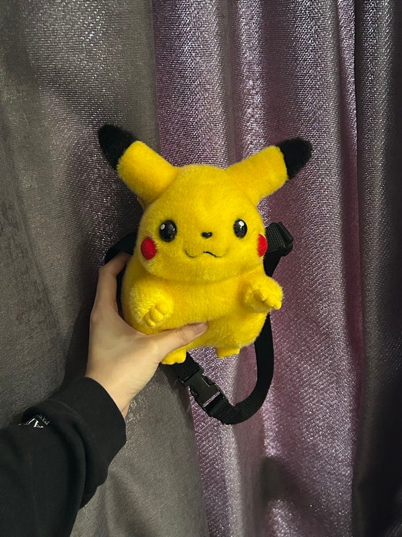 ポケモン　初期ピカチュウ　ぬいぐるみ　バッグ　カバン　レトロ　レア