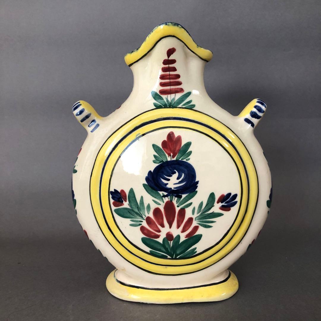 フランス陶器　アンティーク 花瓶