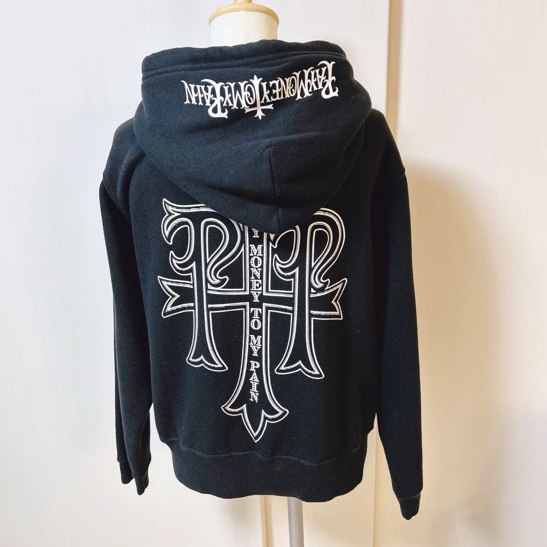 gg様★Pay money To my Pain パーカー フルジップ ロゴ S