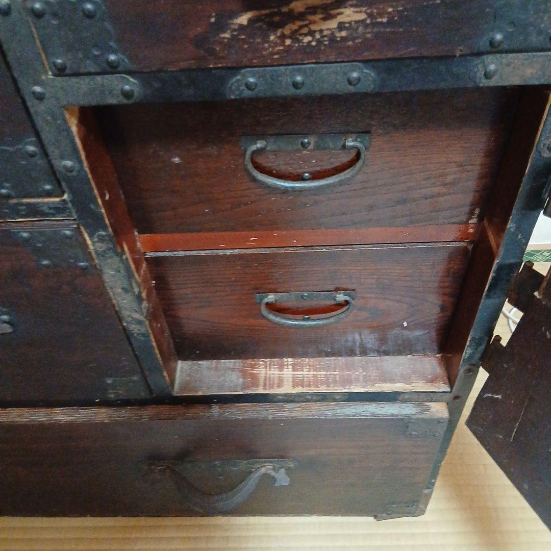 【1/18日までの出品】アンティーク箪笥　4段