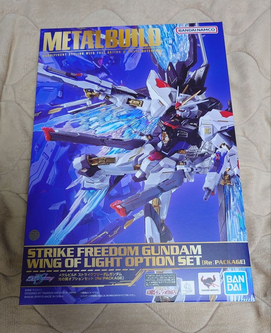 バンダイ メタルビルド ストライクフリーダム 2024 光の翼セット フィギュア