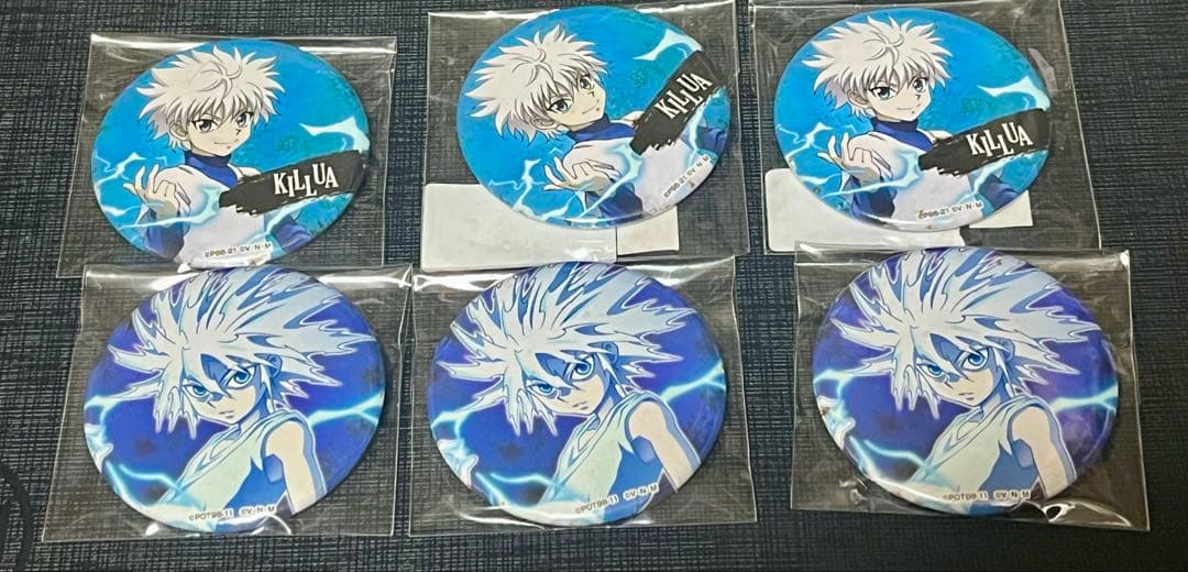 ハンターハンター HUNTER×HUNTER H×H webくじ キルア缶バッジ