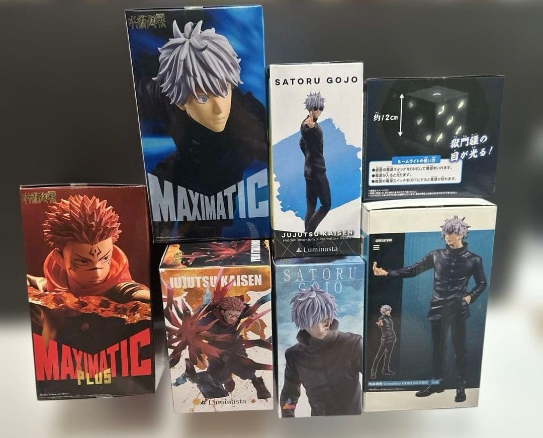 呪術廻戦フィギュア　五条悟　宿儺　虎杖悠仁　獄門疆　7体セットまとめ売り