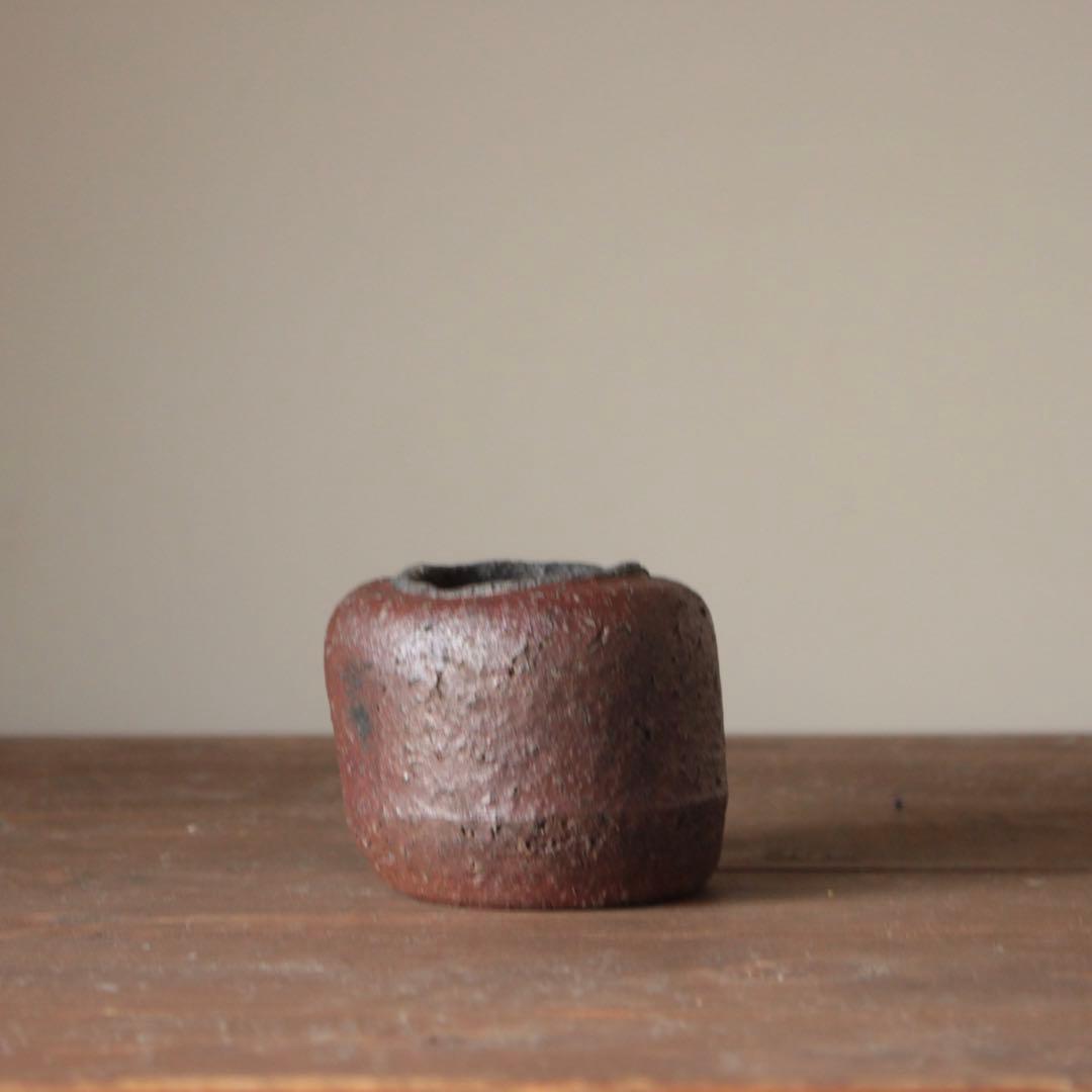 無骨な 古備前 おはぐろ壺 小壺 古美術 古道具 花器 アンティーク
