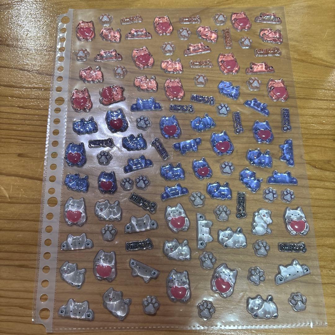 シール帳　Campus B5バインダー 26リング シール付き