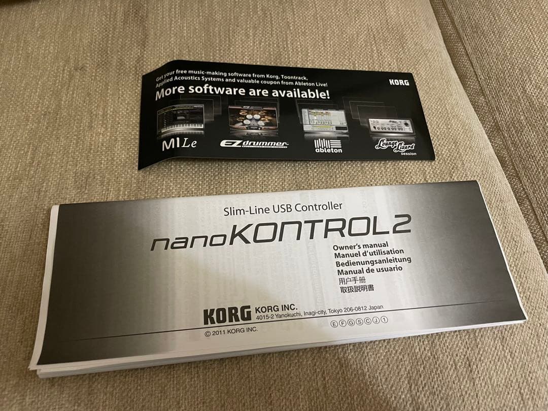 KORG nanoKONTROL2 USB MIDIコントローラー