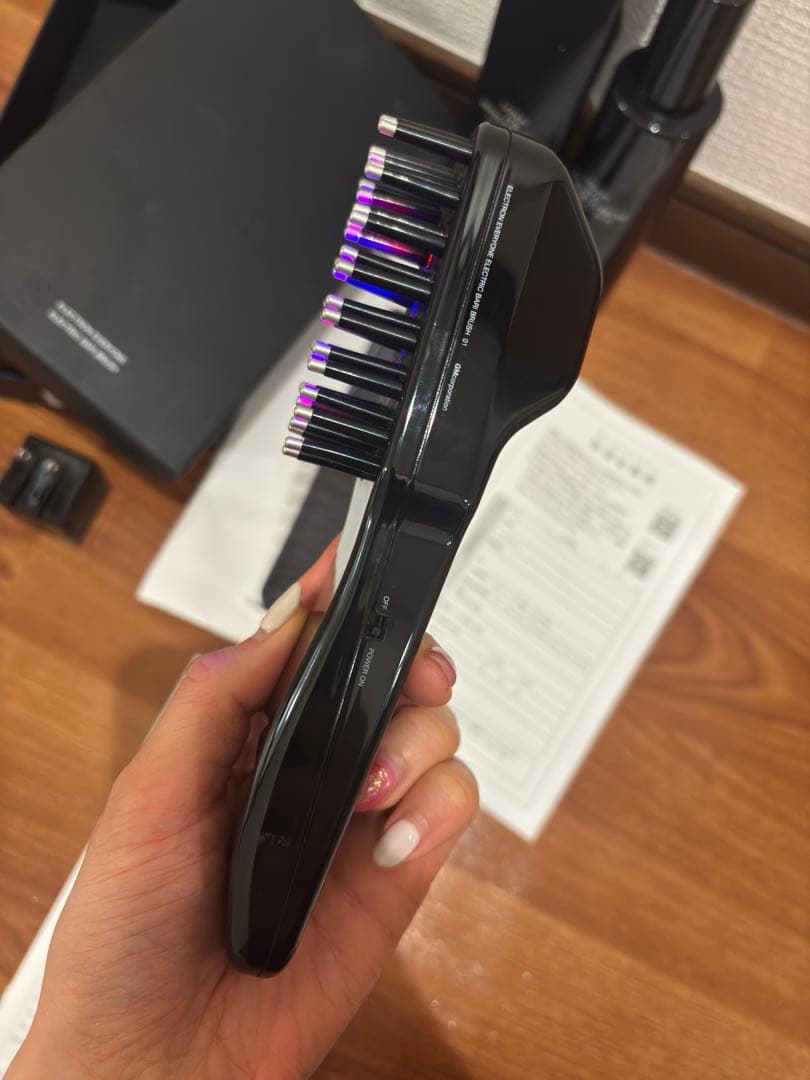 【正規品】専用ウォーターつき！デンキバリブラシ 電気バリブラシ エレクトロン