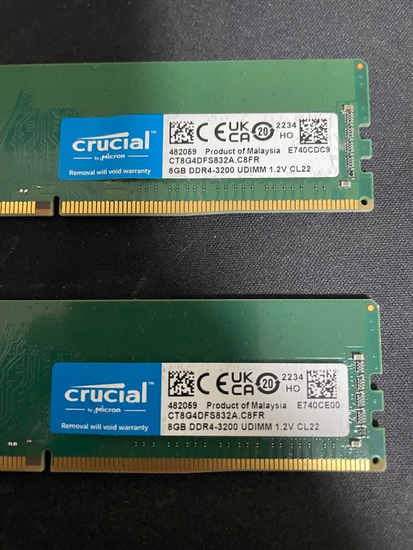8GB×2 PC4-25600(DDR4-3200) DDR4 SDRAM