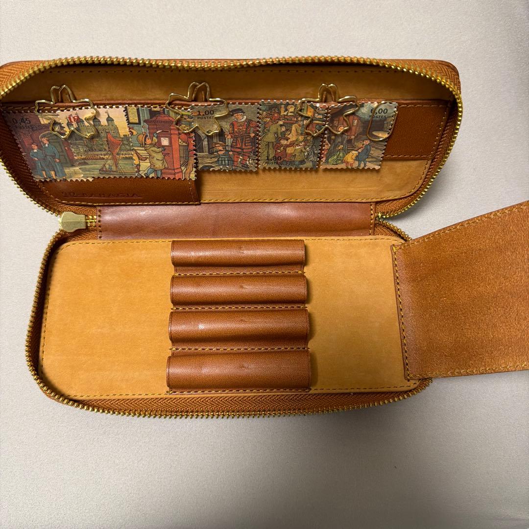 バハギア筆箱&クリップとおしゃれな切手付き