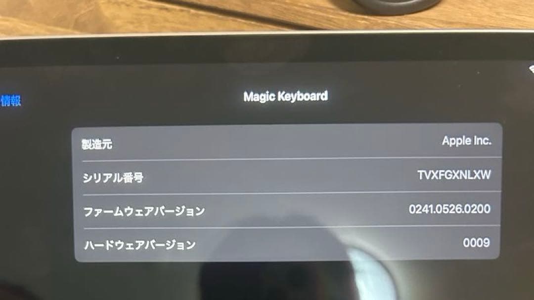 「帽子屋」iPad Pro 第6世代 1TB Magic Keyboard