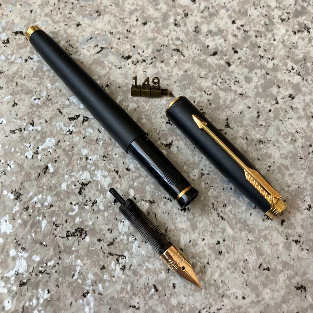 #149 オーバーホール済み 万年筆 PARKER パーカー 14k