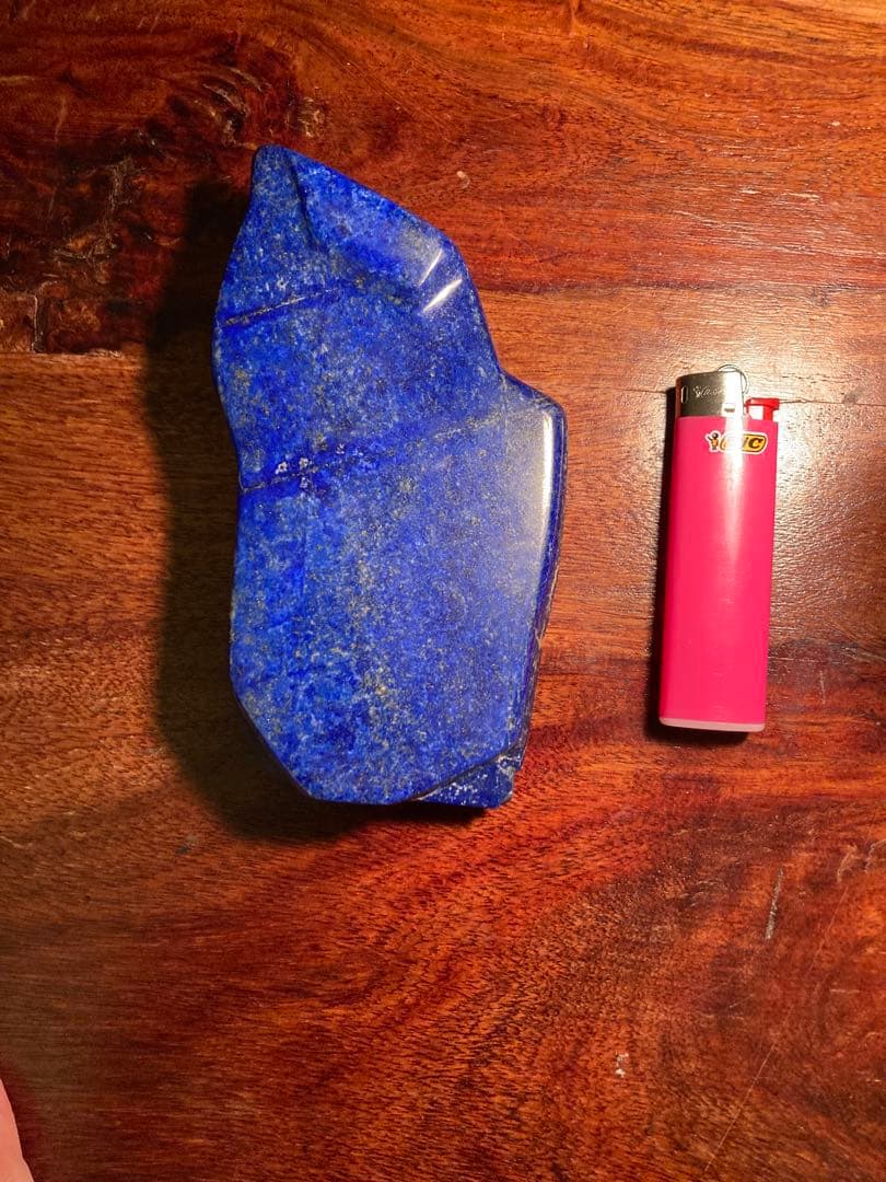 ラピスラズリ チベット密教 仏像 彫刻 天然石 一点物 252g