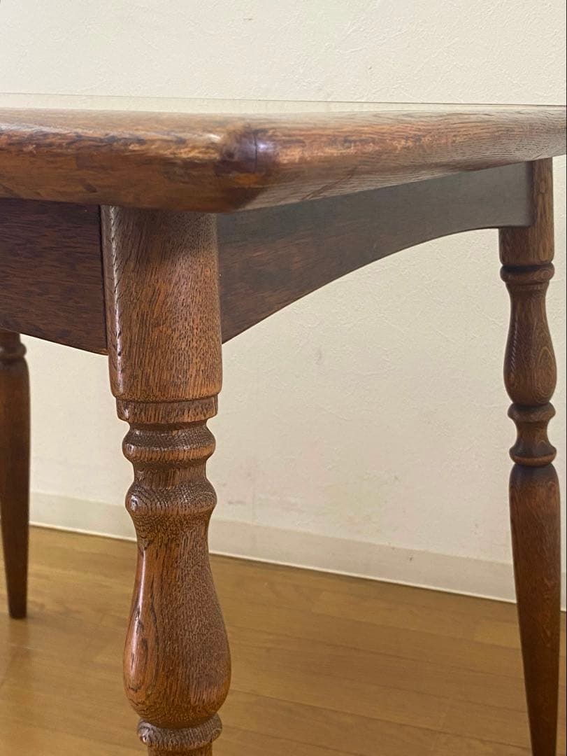 アンティーク レトロ 飛騨産業 キツツキ ダイニング テーブル インテ