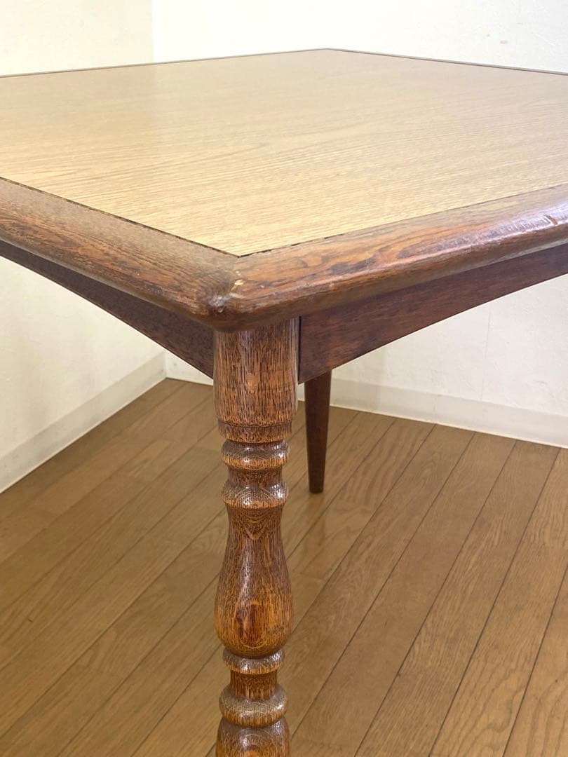 アンティーク レトロ 飛騨産業 キツツキ ダイニング テーブル インテ