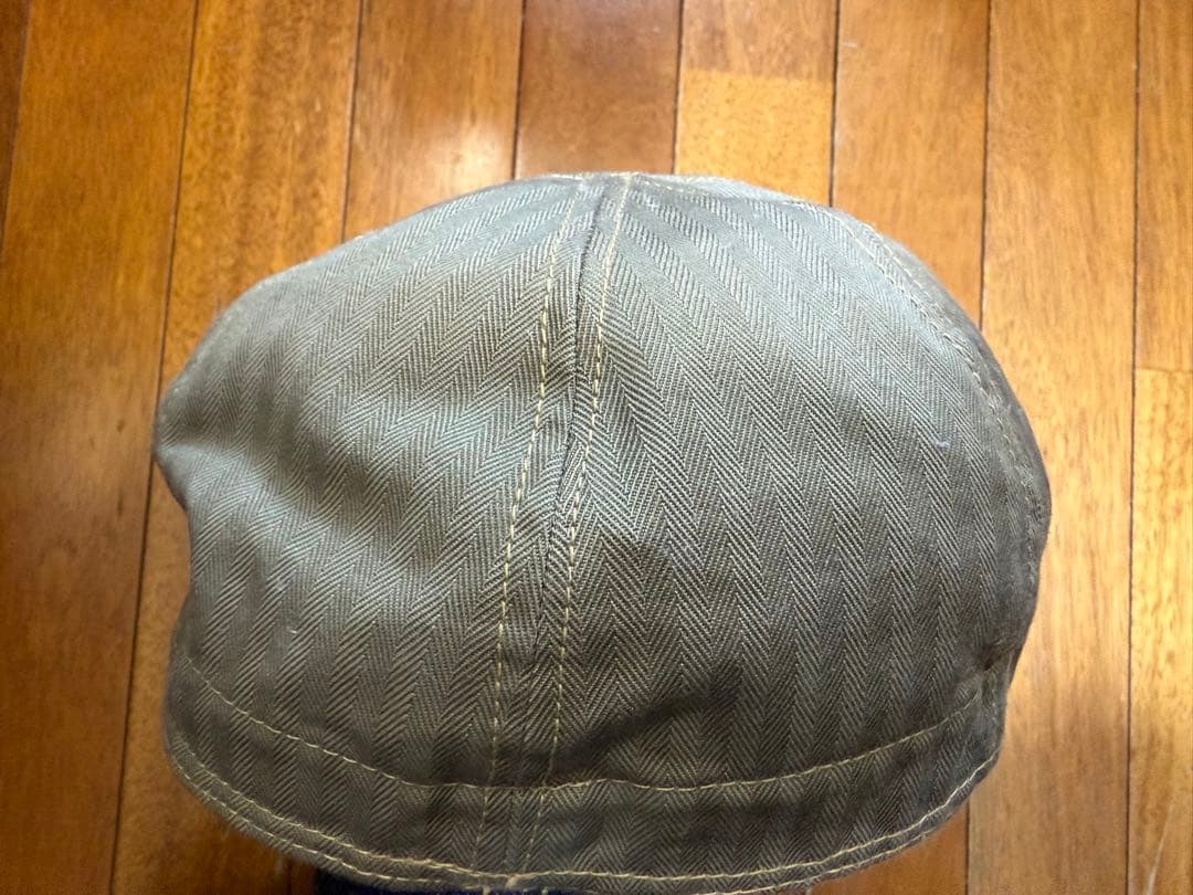 フリーホイーラーズ　メカニックキャップ HBT オリーブ M-L 試着程度