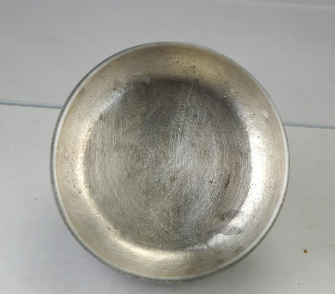 中川浄益　在銘 　南鐐ヤンポ　菓子器 60ｇ 茶道具